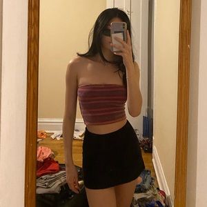 princess polly black mini skirt